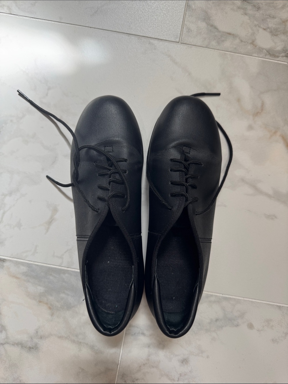 Black tap shoes, size 7 1/2